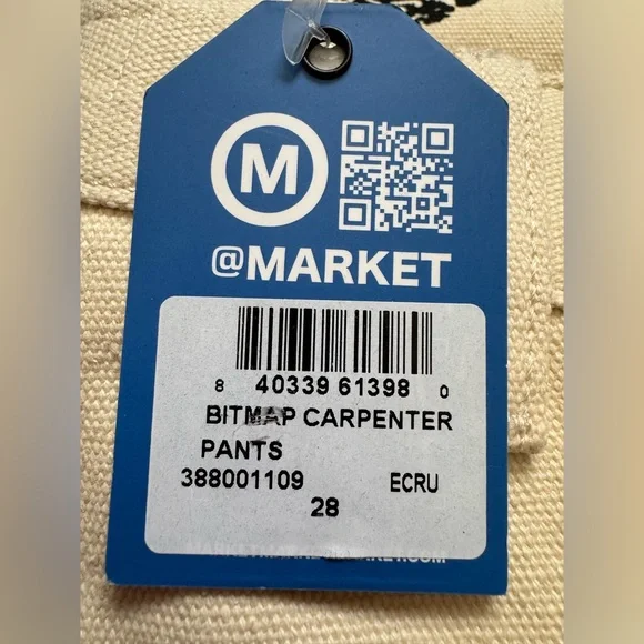 Mens Market Bitmap Carpenter Pants - Picture 8 of 13